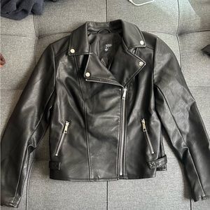 Ana Petite Leather Jacket